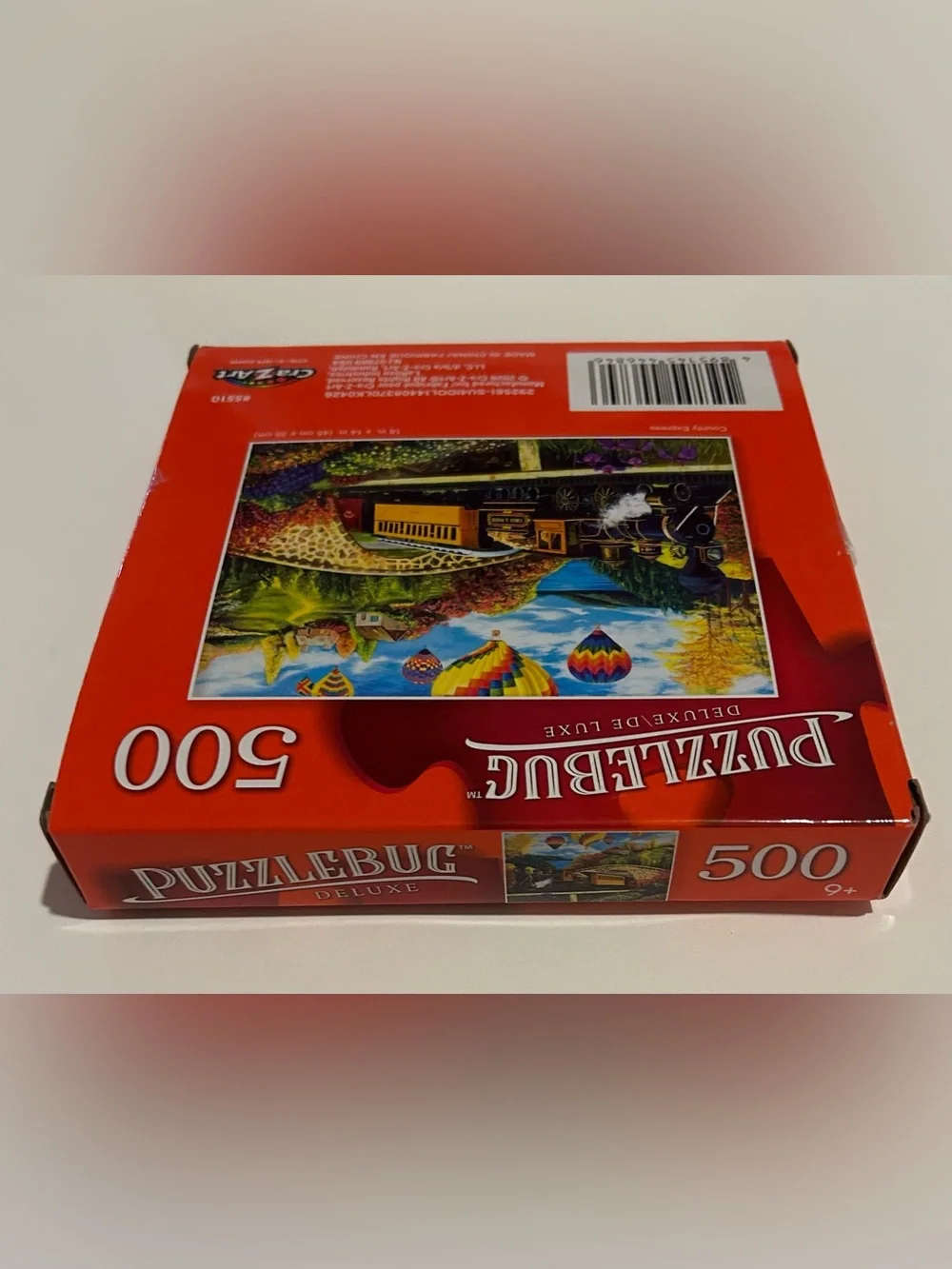 New “County Express” 500 Pieces Puzzlebug DeLuxe Hot Air Balloons 18”x 14”